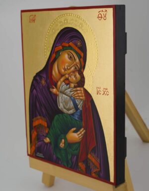 theotokos glykophilousa icon hand painted greek orthodox