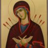 theotokos softener of evil hearts icon hand painted orthodox l