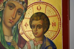 theotokos the guide icon(gorgoepikoos) hand painted orthodox