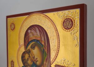 vladimirskaya mother of god (eleusa) icon hand painted byzantine