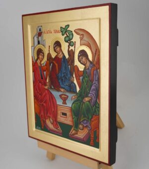 holy trinity icon rublev hand painted orthodox