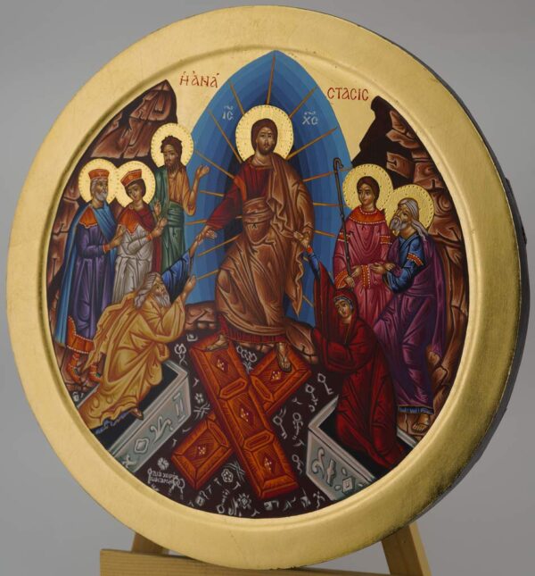 Resurrection Round Icon (Anastasis) - Orthodox Icons - BlessedMart