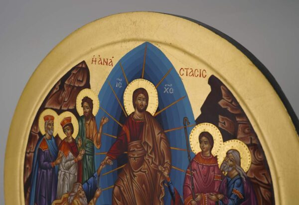 Resurrection Round Icon (Anastasis) - Orthodox Icons - BlessedMart