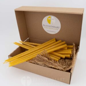 beeswax chanukah candles gift box pack