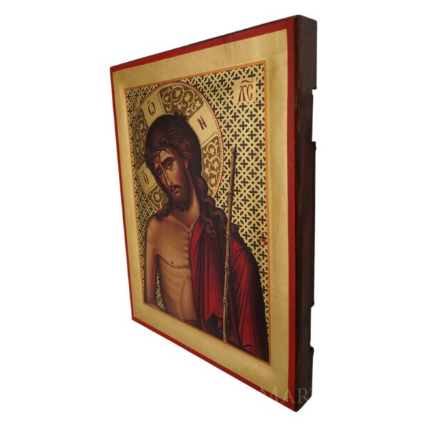 christ the bridegroom icon decorated background