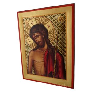 christ the bridegroom icon decorated background