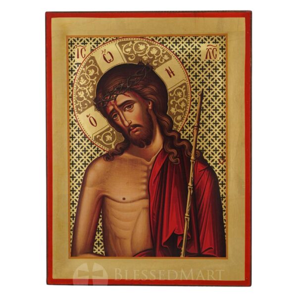 christ the bridegroom icon decorated background