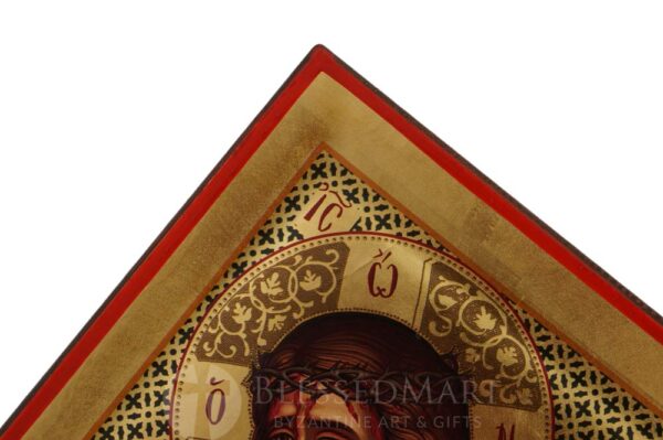 christ the bridegroom icon decorated background