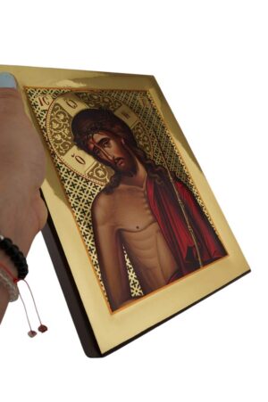 christ the bridegroom icon polished gold