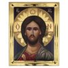 christ the savior icon decorated halo