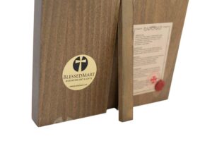 orthodox icon back certificate stand