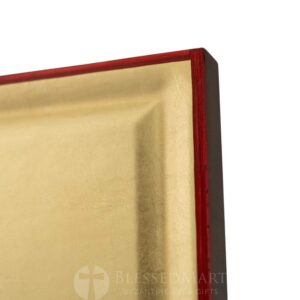orthodox icon gold leaf background