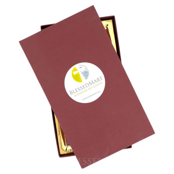 orthodox icon polished gold gift box