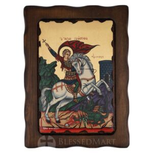 saint george slaying the dragon icon