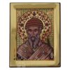 saint spyridon icon polished gold