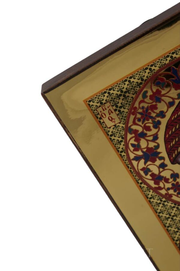 saint spyridon icon polished gold