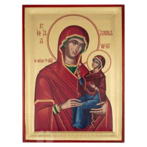 st anna and the theotokos icon