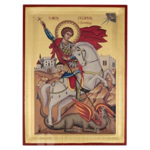 st george slaying the dragon icon