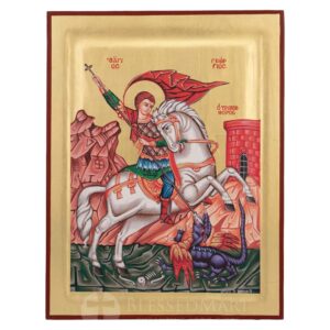 st george slaying the dragon icon