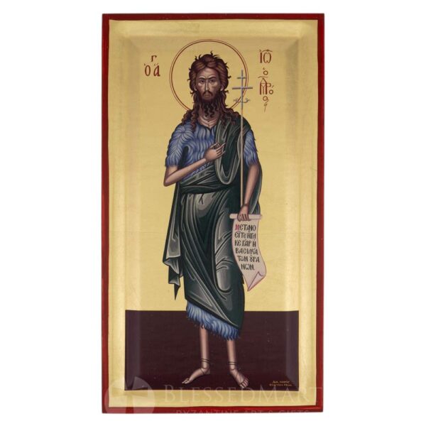 st john the baptist icon forerunner