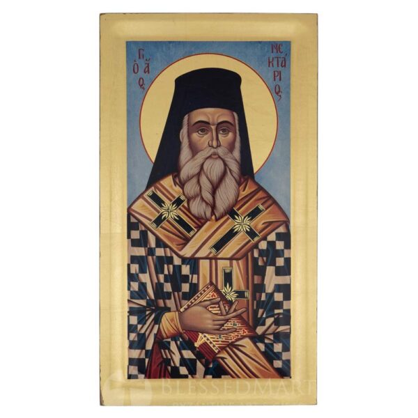 st nektarios of aegina icon