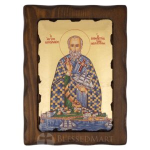 st nicholas icon protector of sailors