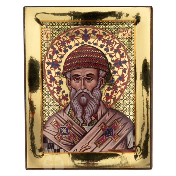 st spyridon of trimythous icon