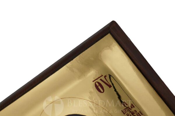 theotokos pelagonitissa icon polished gold