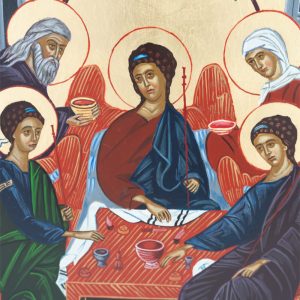 hospitality of abraham icon