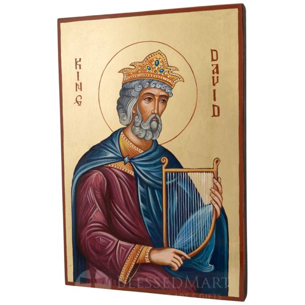 Prophet King David Icon – Psalmist and King | BlessedMart