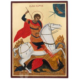 saint george slaying the dragon icon