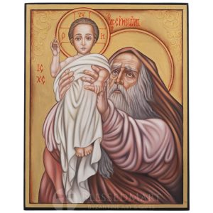 saint simeon the god receiver icon