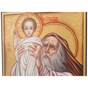 saint simeon the god receiver icon