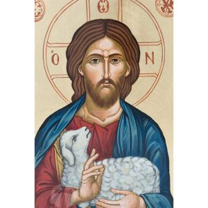 jesus christ the good shepard icon