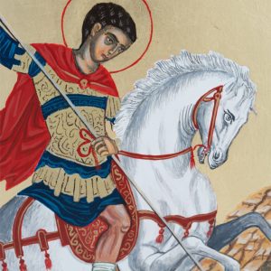 st george slaying the dragon icon
