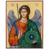 archangel michael polished gold icon