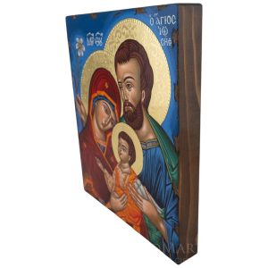 holy family gold halo icon