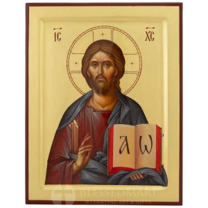 christ pantocrator open book icon
