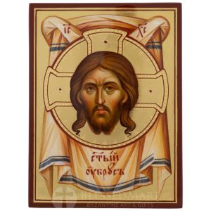 the holy face mandylion icon (polished gold)
