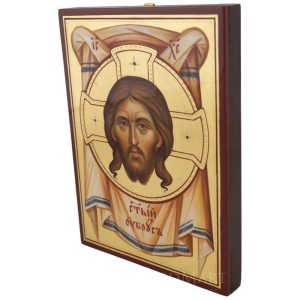 the holy face mandylion icon (polished gold)
