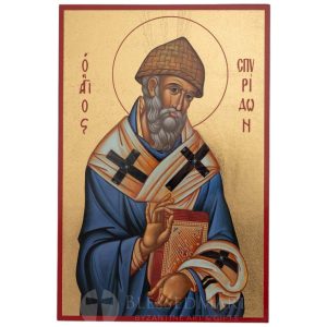 st. spiridon printed icon