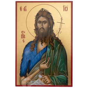 st. john the baptist printed icon