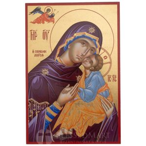 panagia glikophylousa printed icon