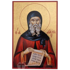 st. anthony the great printed icon