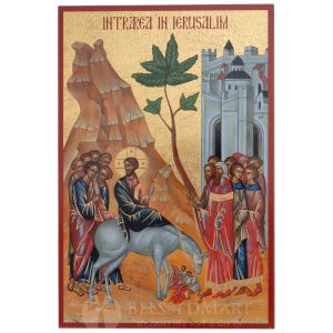 entry to jerusalem printed icon
