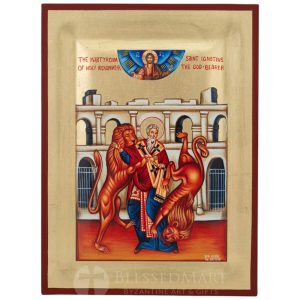 the martyrdom of saint ignatius icon