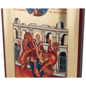 the martyrdom of saint ignatius icon