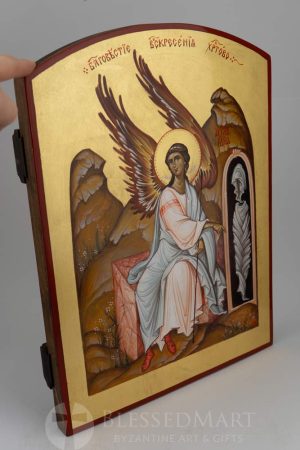 resurrection icon – the angel at the tomb