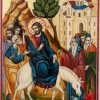 entry into jerusalem icon palm sunday icon