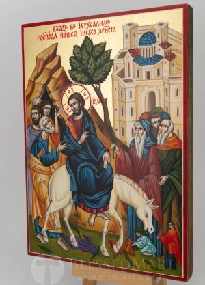 entry into jerusalem icon palm sunday icon